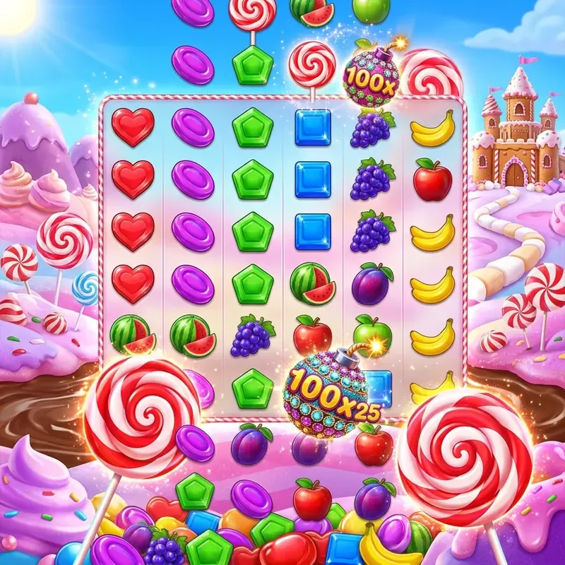 Sweet Bonanza Super Scatter demo, slot